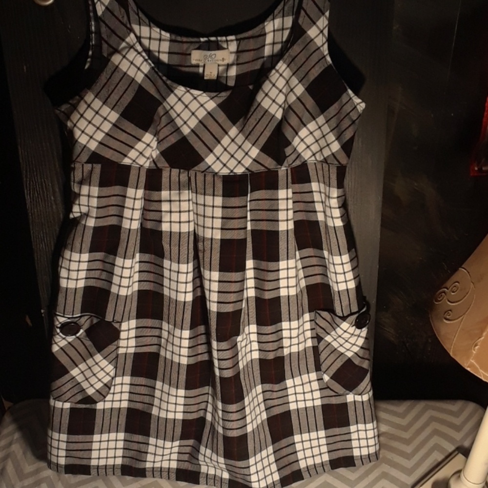 SO wear it declare it plaid romper style dress